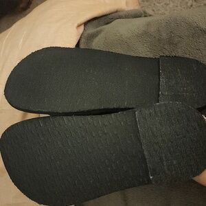 Free People Black Slides